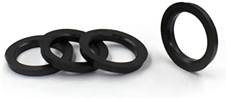 Джанти аксесоари Комплект части от 4-те центрических пръстените на главината с диаметър от 78,10 мм до 74,10 мм, черен