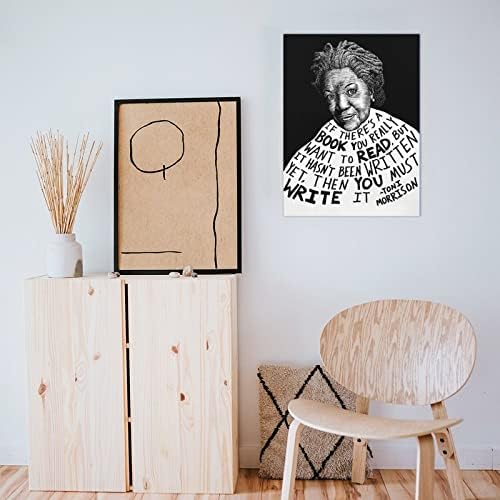 Портретна Плакати с Тони Морисън, Мотивационни Плакати за Класната стая, Стенни Художествени Картини, Стенен Декор на
