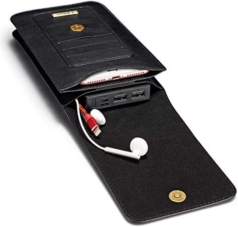 Калъфи за мобилни телефони DG.МИНГ Премиум-клас от естествена кожа, чанта-кобур, гайки за колан, Магнитна закопчалка,