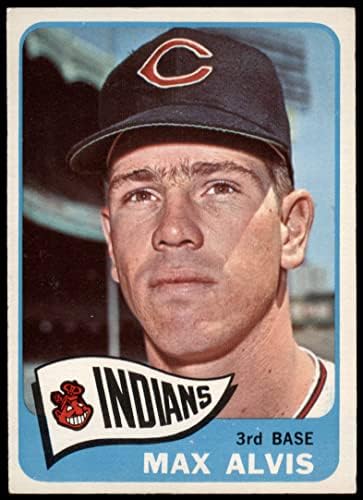 1965 Topps # 185 Макс Елвис Кливланд Индианс (Бейзболна картичка) EX индианците