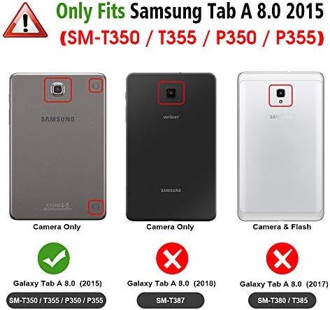 Удароустойчив калъф Fintie за Samsung Galaxy Tab A 8.0 (предишния модел 2015 г.), здрав едно парче хибриден защитен калъф