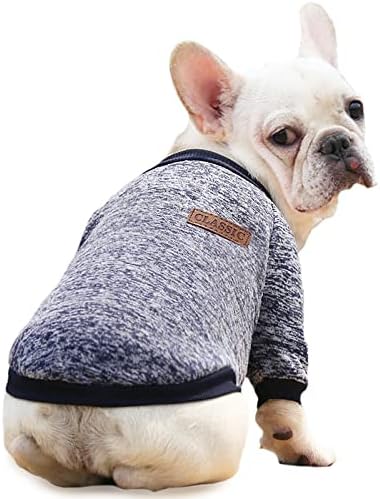 Пуловер за кучета, Класически Пуловери за малки до Средни Кучета, Топъл и Мек Пуловер за малки Кучета, Пуловери за Кученца