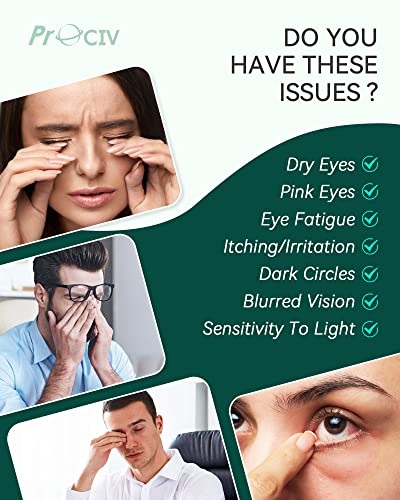 ProCIV 10 X Парни маски за очите, Отопляеми Маска за очи от Тъмните кръгове и подпухналостта за Еднократна употреба Затопляне Маска за очи за облекчаване на главоболие ?