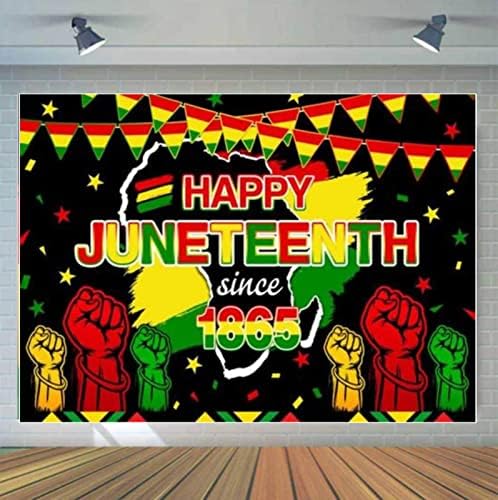 Честит Ден на Деветнадесети юни Фон Деня на Независимостта на афро-американците в 19 юни 1865 Г., на Честването на Освобождението на Черно Празнични Украси, за да прове