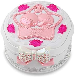 Творчески Сладка Торта Форма На Осем Музикална Ковчег Мида Тоалетен Огледалото Очила Решетчатая Кутия За Съхранение На Бижута Подарък За Рожден Ден