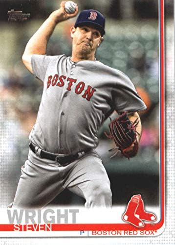 Бейзболна картичка на Стивън Райт Бостън Ред Сокс 2019 Topps 518