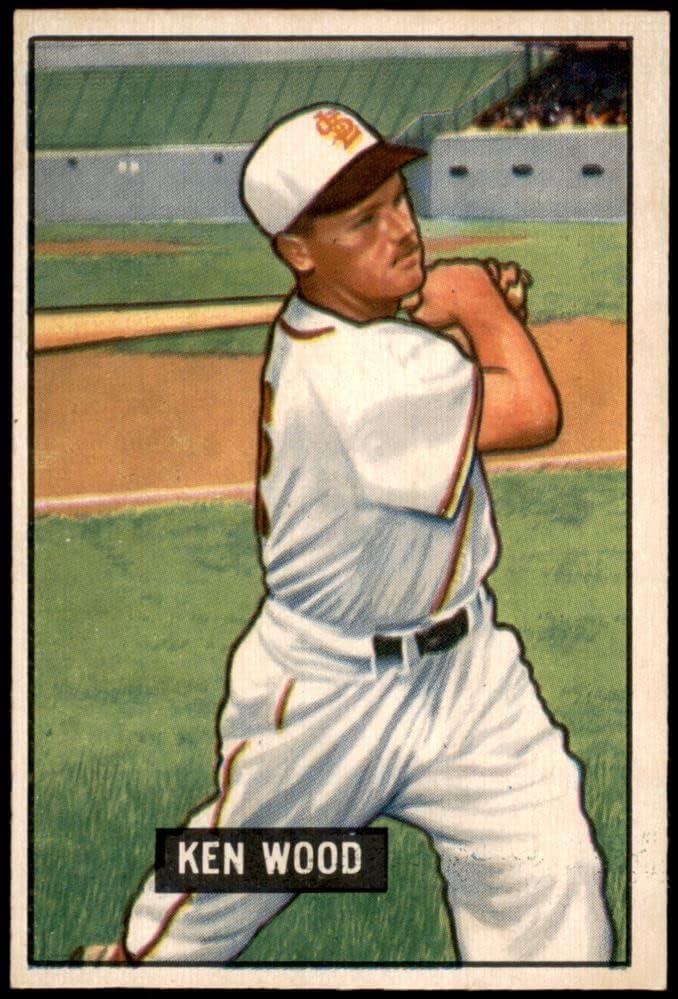 1951 Боуман # 209 Кен Дърво Сейнт Луис Кафяви (Бейзболна картичка) EX/MOUNT Кафяви