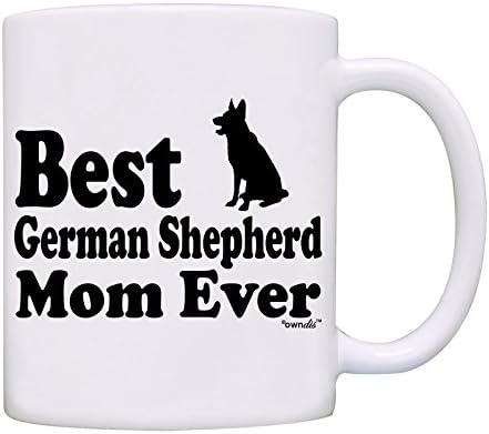 Чаша за майка-Немска овчарка Някога Mug-0051-Черен