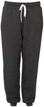 Спортни панталони, Унисекс, за джогинг Bella + Canvas (L) (Тъмно сиво хедър)