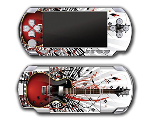 Китара Les Paul Art видео игра Vinyl Стикер На Кожата Стикер Калъф за Sony PSP на Playstation Portable Оригиналната Система