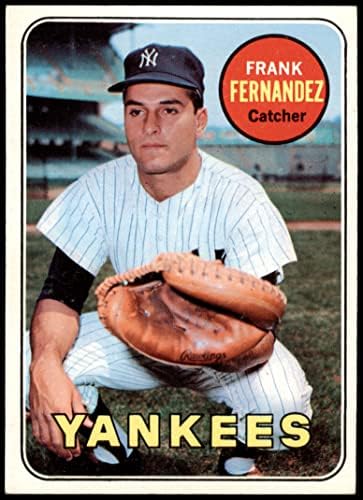 1969 Topps 557 Франк Фернандес Ню Йорк Янкис (Бейзболна картичка) EX/MT йорк Янкис