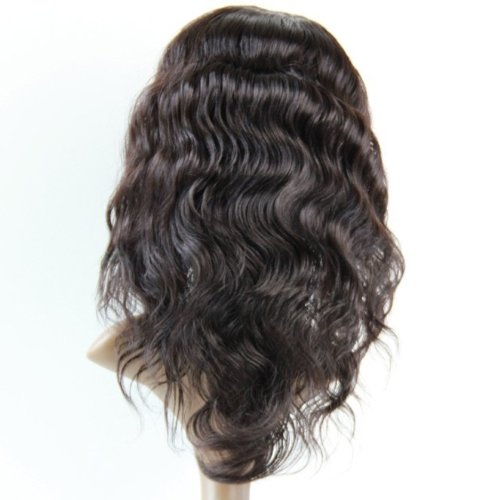 Напълно дантела перуки ръчно изработени от човешка коса Remy Virgin 2 Обемна вълна Bw (10 , 2)