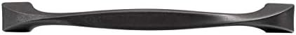 Профили Hickory H076017-BI Twist Колекция от черно желязо с диаметър 5-1/16 инча (128 мм) от център до център (опаковка от 2 броя)