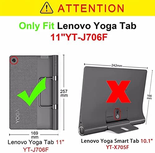 Калъф ORANXIN за Lenovo Yoga Tab 11 - Мек Силикон устойчив на удари Гумен калъф за Lenovo Yoga Smart Tab 11 YT-J706F/N