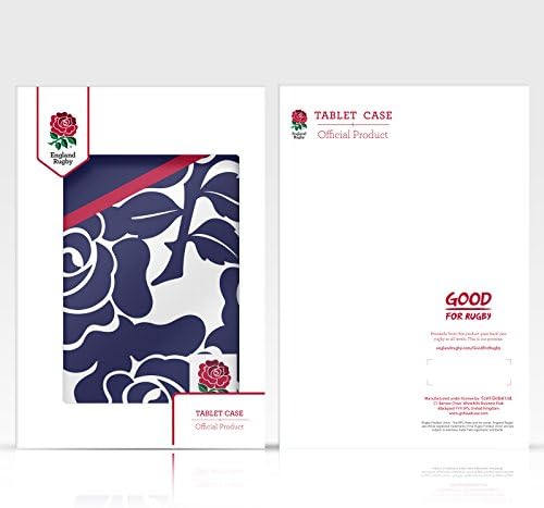 Дизайн на своята практика за главата, Официално Лицензиран Английски ръгби съюз Red 150th Anniversary, Кожен Калъф-книжка-джобен