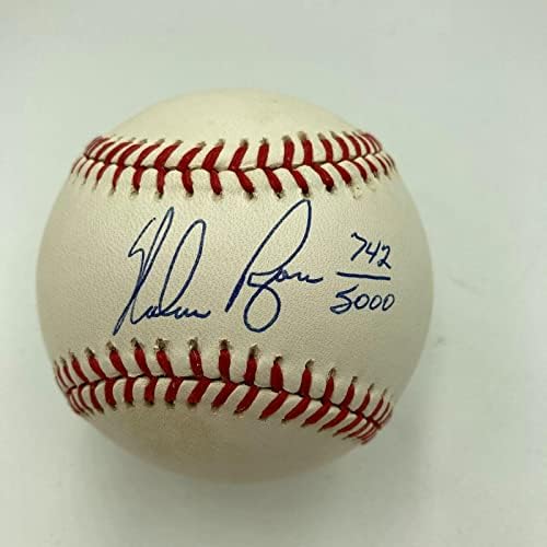 Нолан Райън е направил 5000 Вычеркиваний, Подписана JSA COA Американската лига бейзбол - Бейзболни топки с автографи
