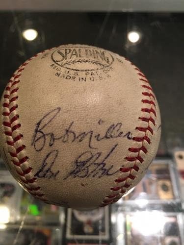 1963-64 Шампиони на Лос Анджелис Доджърс Подписаха бейзболен отбор 18 Дизи Дийн Jsa - Бейзболни топки с автографи