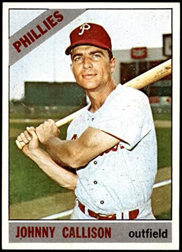 1966 Topps 230 Джони Каллисон Филаделфия Филис (Бейзболна картичка) Ню Йорк / MT Phillies