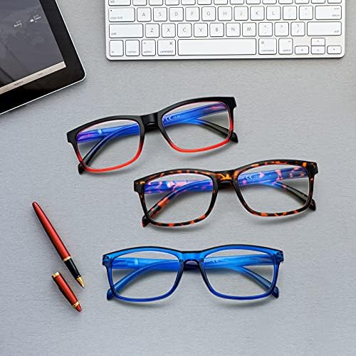 Очила за четене SIGVAN, 5 опаковки, блокиране на Синя Светлина, От напрежението на очите, белите Дробове Модерни Компютърни