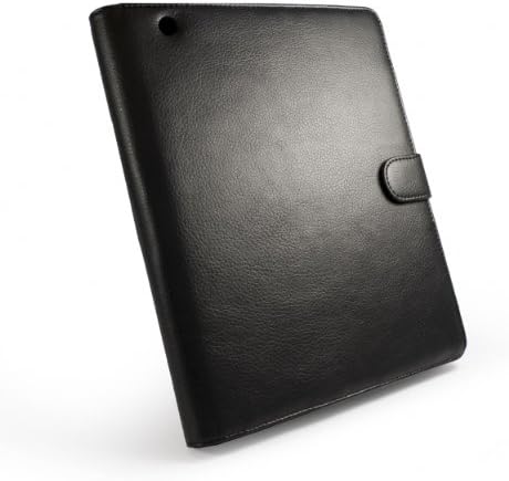 Калъф от изкуствена кожа Tuff-Luv Scribe folio Stasis за Apple iPad 2 / на новия iPad (Retina) 3 (Retin-a) - Черен