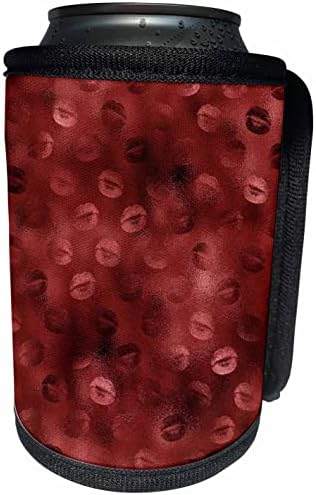 3d Фигура Бляскав Червен цвят На червена обертке за целувка по устните - Опаковки за бутилки-охладител (cc_357463_1)