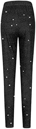 Дамски чорапогащи Коледна пижама с принтом Дядо коледа северни елени гамаши ежедневни топлинна туризъм панталони празник