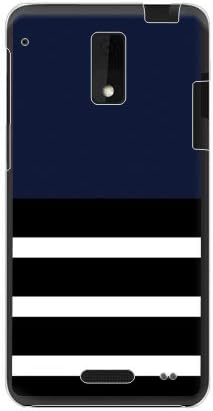 Втора Кожа Однотонная кант в Тъмно синьо (Прозрачен) Дизайн от ROTM/за HTC J ISW13HT/au AHTJ13-PCCL-202-Y385