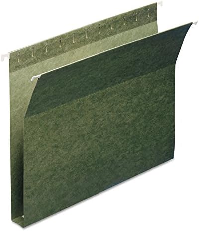 Висящи папки с файлове с капацитет от два инча, правни, Std Green, 25 бр/кутия