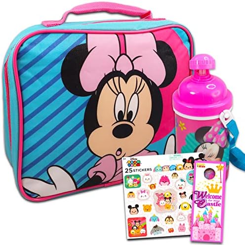 Комплект за обяд Minnie Mouse ~ Комплект за обяд Minnie Mouse за ученически пособия Minnie Mouse, на пътуване и много