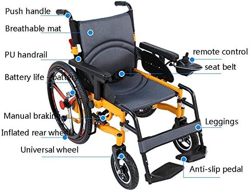 Хранене Преносима инвалидна количка NEOCHY Fashion Складное с Полимерна литиево-йонна батерия