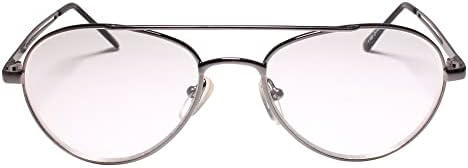 Класически Ретро Олдскульные Реколта Очила за четене 80-90-те години на Оръжеен метал с Бифокальными стъкла 1.75