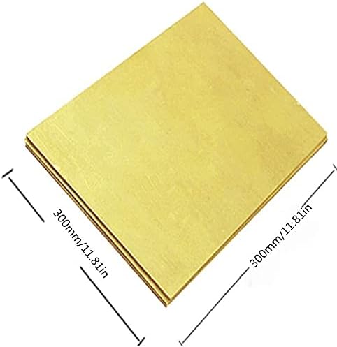 SoGuDio Метална Медни фолио, Месинг лист, Суровини, за обработка на метали, Латунная плоча, Латунная табела (Размер: