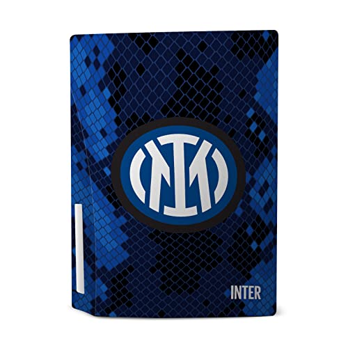 Дизайн на своята практика за главата Официално Лицензиран Inter Milan Home 2021/22 Герб Kit Vinyl Стикер На Предната Панел Детска Стикер на кожата, която е Съвместима С конзолата
