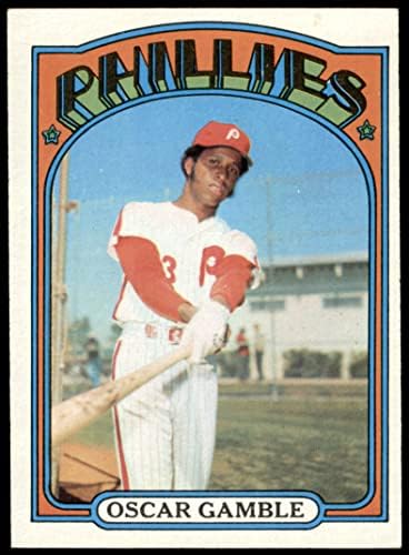 1972 Topps # 423 Оскар Гембъл Филаделфия Филис (Бейзболна картичка) EX/MT Phillies
