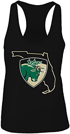 Hoody с качулка FanPrint South Florida Bulls - Щит в очертаниях щата - USF Bulls
