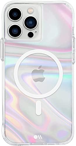 Калъф-Mate за iPhone 13 Pro Max Case [Защита от падане на 10 фута] [Съвместим с MagSafe] Калъф за мобилен телефон с сапунен