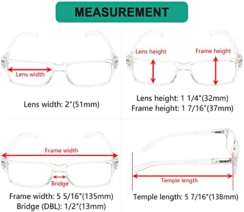 Eyekepper Спестете 10% на 5 опаковки класически очила за четене за мъже и 4 опаковки двухцветных ридеров +4,00