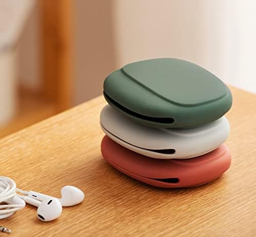 Силиконов Органайзер за слушалки - Калъф за съхранение на кабел за обмен на данни - Мини Кутия за ключове - Мини чанта