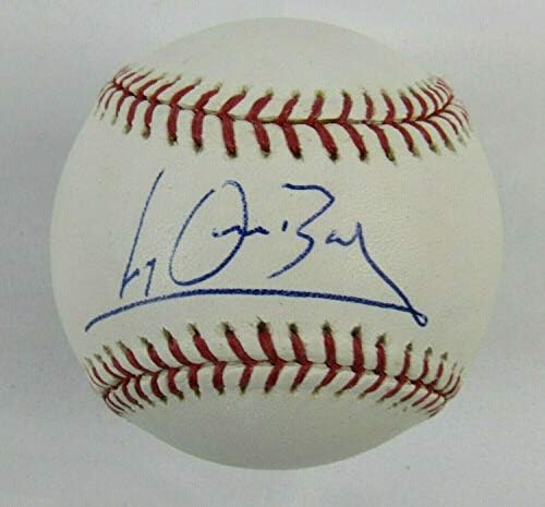 Лайл Овербей Подписа Автограф Rawlings Baseball B114 - Бейзболни Топки С Автографи