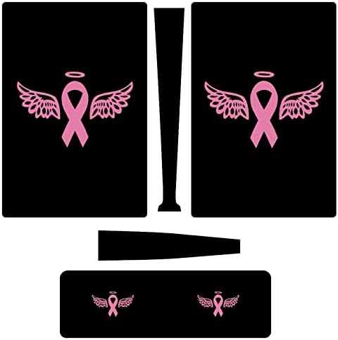 Крилата на Ангел Татуировка на Рак на млечната жлеза Лента 3 бр. Стикер на Цялото Тяло Стикер за PS5 Digital Edition