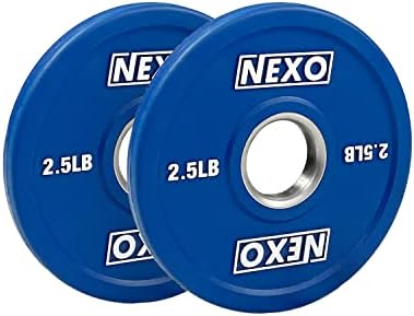 Чифт сини гумени облицовки броня NEXO тегло 2,5 кг - Висококачествено Матово покритие, 2 удължени за по-тренировки с