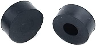 Quluxe Антивибрационный Гумен Амортисьор на Закрепване на Амортисьора Вътрешен диаметър 10 мм - Черен (опаковка от 50