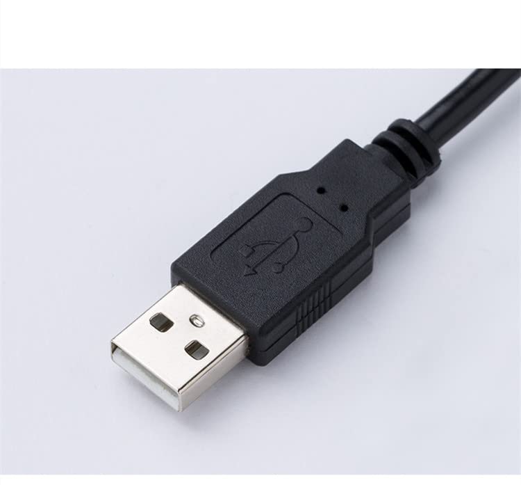 USB-VFD за VFD-E, VFD-EL, VFD-ЕД, инвертор серия VFD-CH2000, кабел за зареждане на VFD-USB01, Черен, Червен