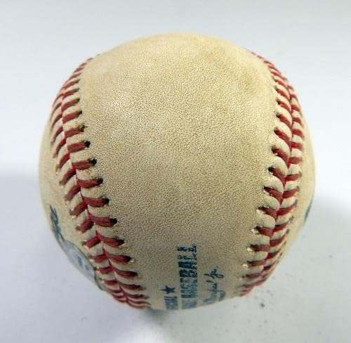 2020 Chicago Cubs Pirates Играта Използва Бейзбол Уилямс K Хавиер Баэз зачертава - MLB Играта Използва Бейзболни топки