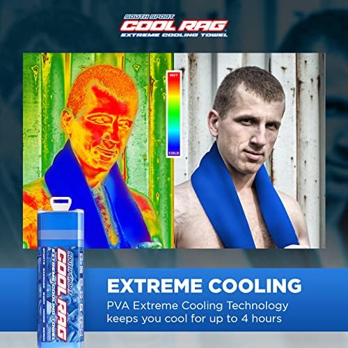 Охлаждащо кърпа Cool RAG Extreme, за отнемане на топлина - Охлаждащо кърпа от PVA за тренировки, фитнес, джогинг и други видове спортове на открито - Охлаждаща като изтривалк?