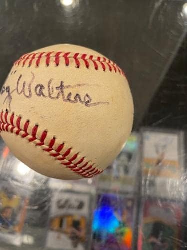 Бъки Уолтърс Атлетикс Редс Филис Бейзбол с един подпис Jsa Редки Бейзболни топки с автографи