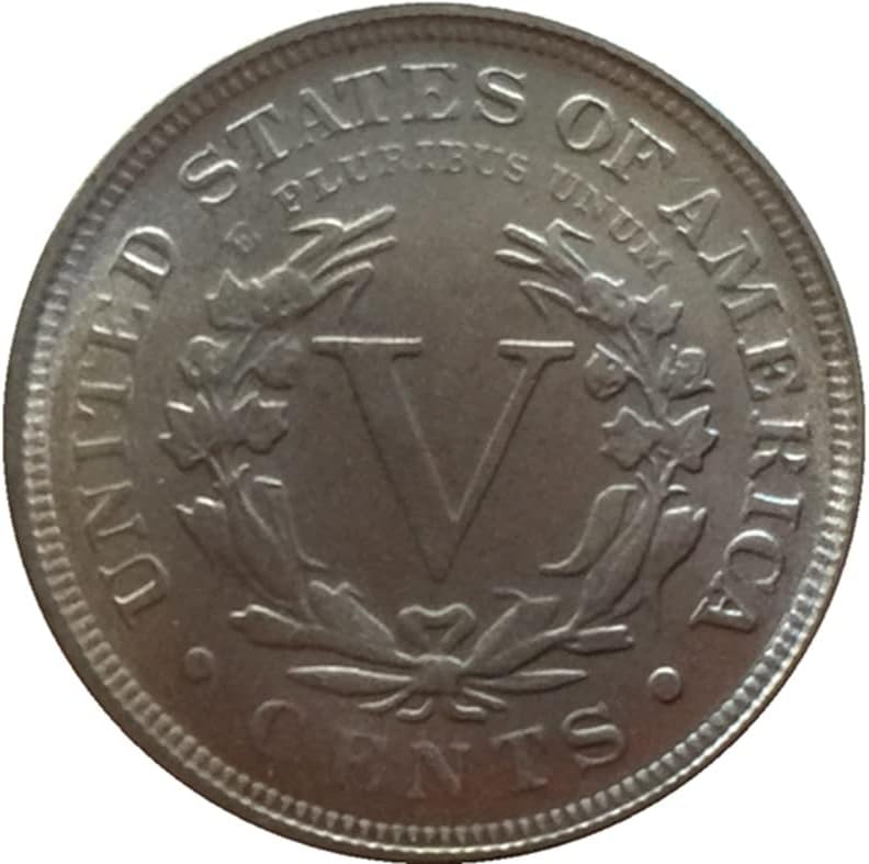 21MM1894 Американска 5-Центовая Никелова Монета Месингови Никелированные Старинни Занаяти Чуждестранни Възпоменателни