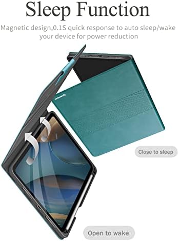 калъф auaua за iPad Mini 6 2021 (6-то поколение 8,3 инча) с държач за моливи, автоматичен режим на заспиване /събуждане,