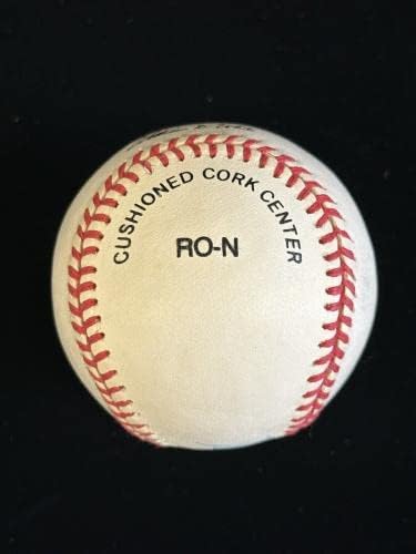 Вик Ломбарди (умира през 1997 г.) Доджърс Пайрэтс ПОДПИСАХА Официален бейзболен топката NL с голограммой - бейзболни