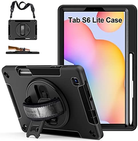 Калъф Galaxy Tab S6 Lite: Калъф от TPU военни клас за Samsung Galaxy Tablet S6 Lite 10,4 инча 2022/2020 (SM-P610/P613/P615/P619)